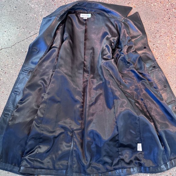 Preston & York Women Soft Genuine Lamb Skin Leather Jacket Black, size M - Picture 2 of 11